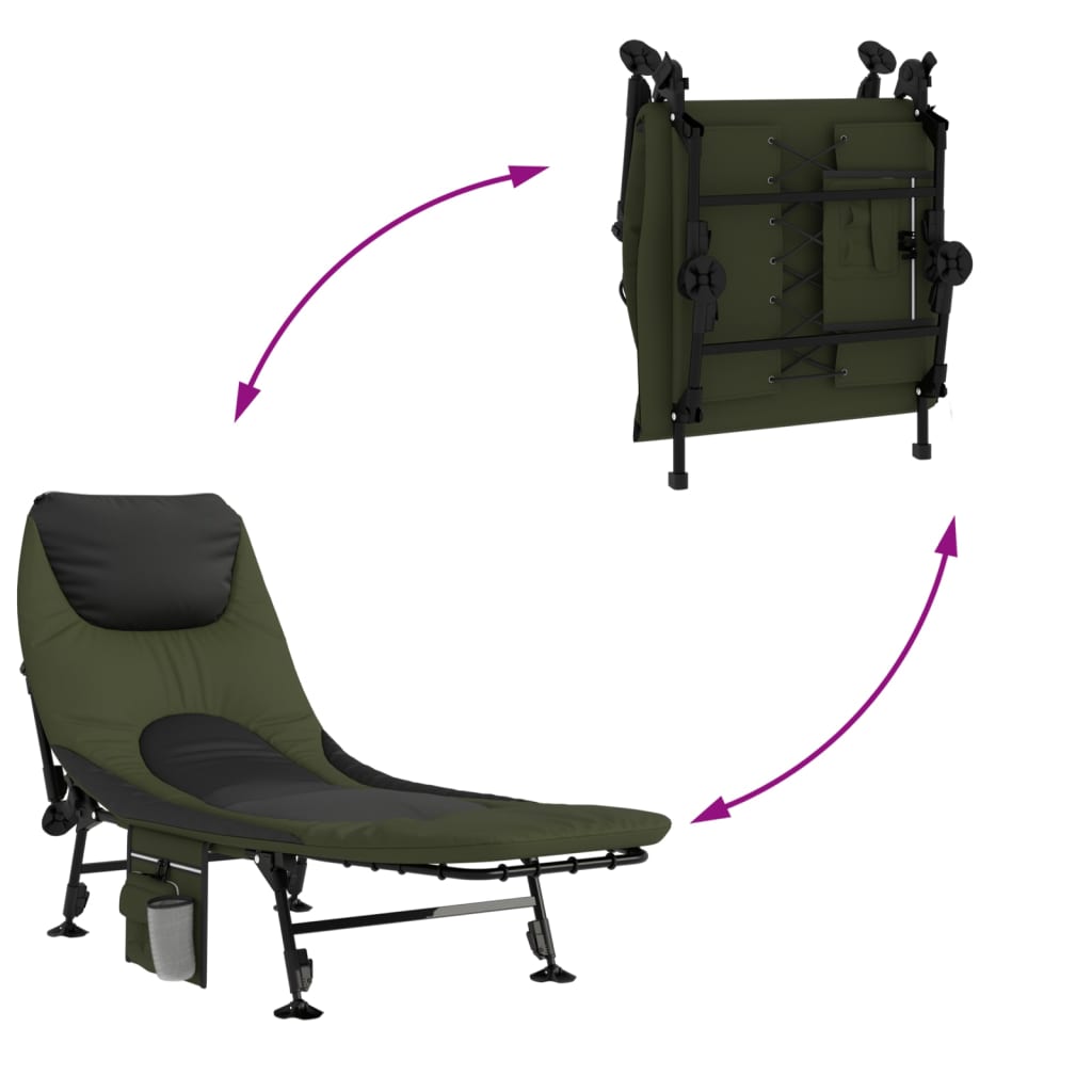 Tumbona De Pesca Con Patas Para Barro Ajustable Plegable