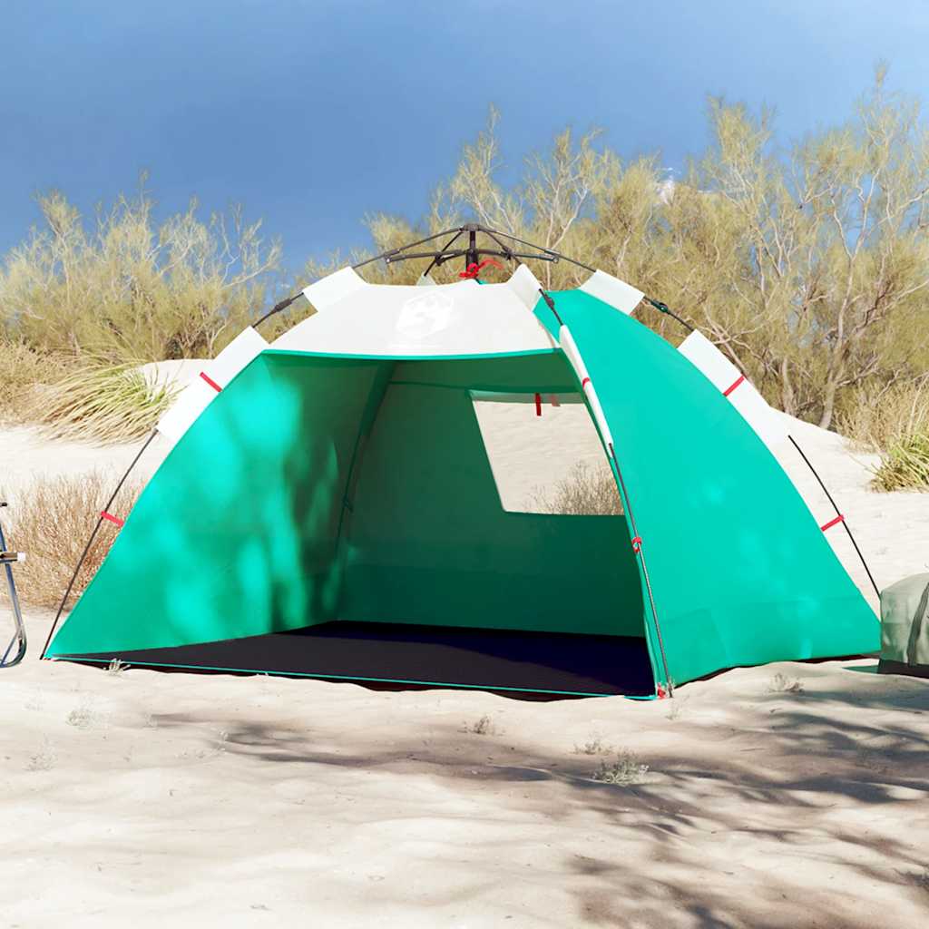 Tienda De Playa 2 Personas Impermeable Apertura Rápida