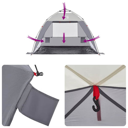 Tienda De Playa 2 Personas Impermeable Apertura Rápida