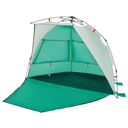 Tienda De Playa Impermeable Apertura Rápida Verde