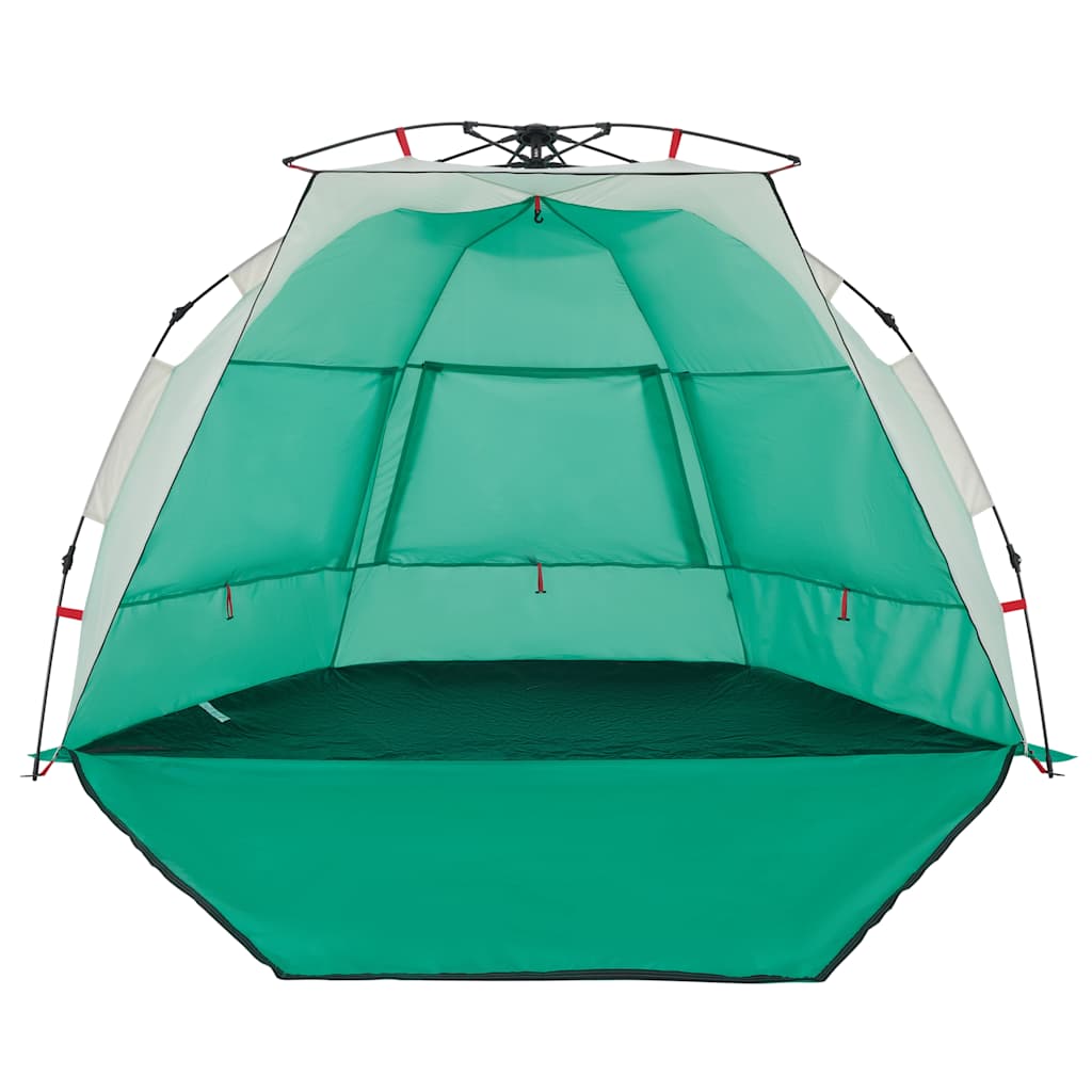 Tienda De Playa Impermeable Apertura Rápida Verde