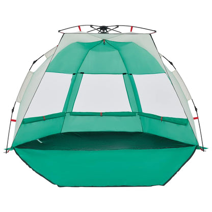 Tienda De Playa Impermeable Apertura Rápida Verde