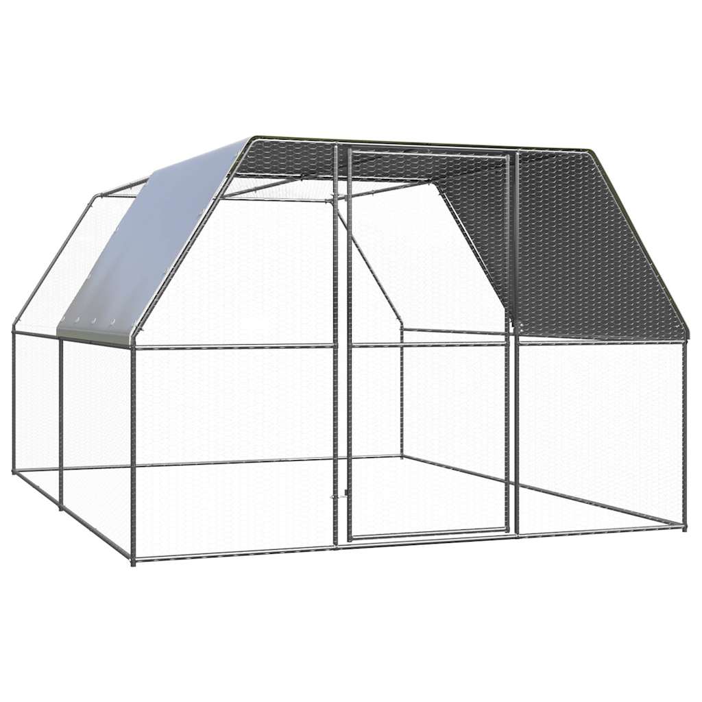 Jaula Gallinero De Exterior De Acero Galvanizado