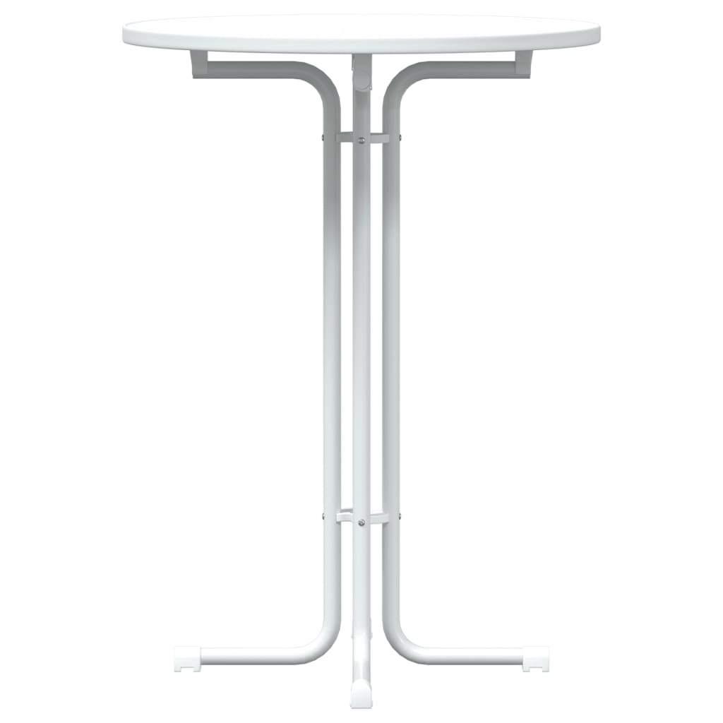 Mesa De Bar Madera Ingeniería Y Acero Ø80X110Cm