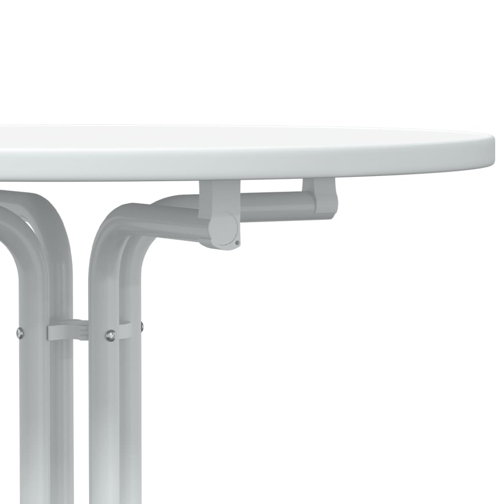 Mesa De Bar Madera Ingeniería Y Acero Ø80X110Cm