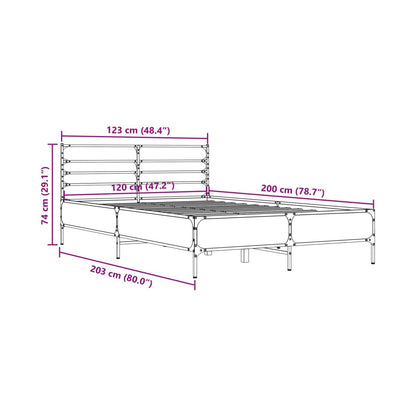 Estructura Cama Madera Ingeniería Metal