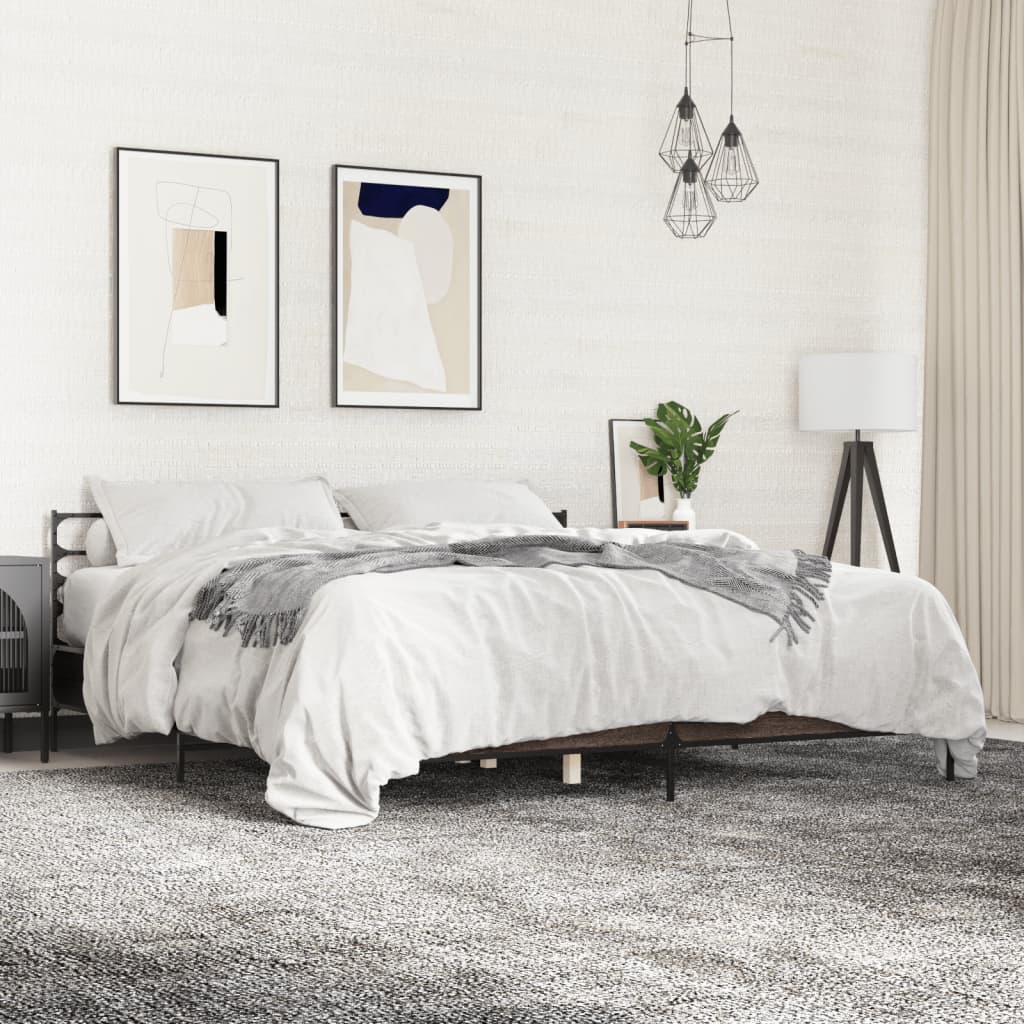 Estructura Cama Madera Ingeniería Metal