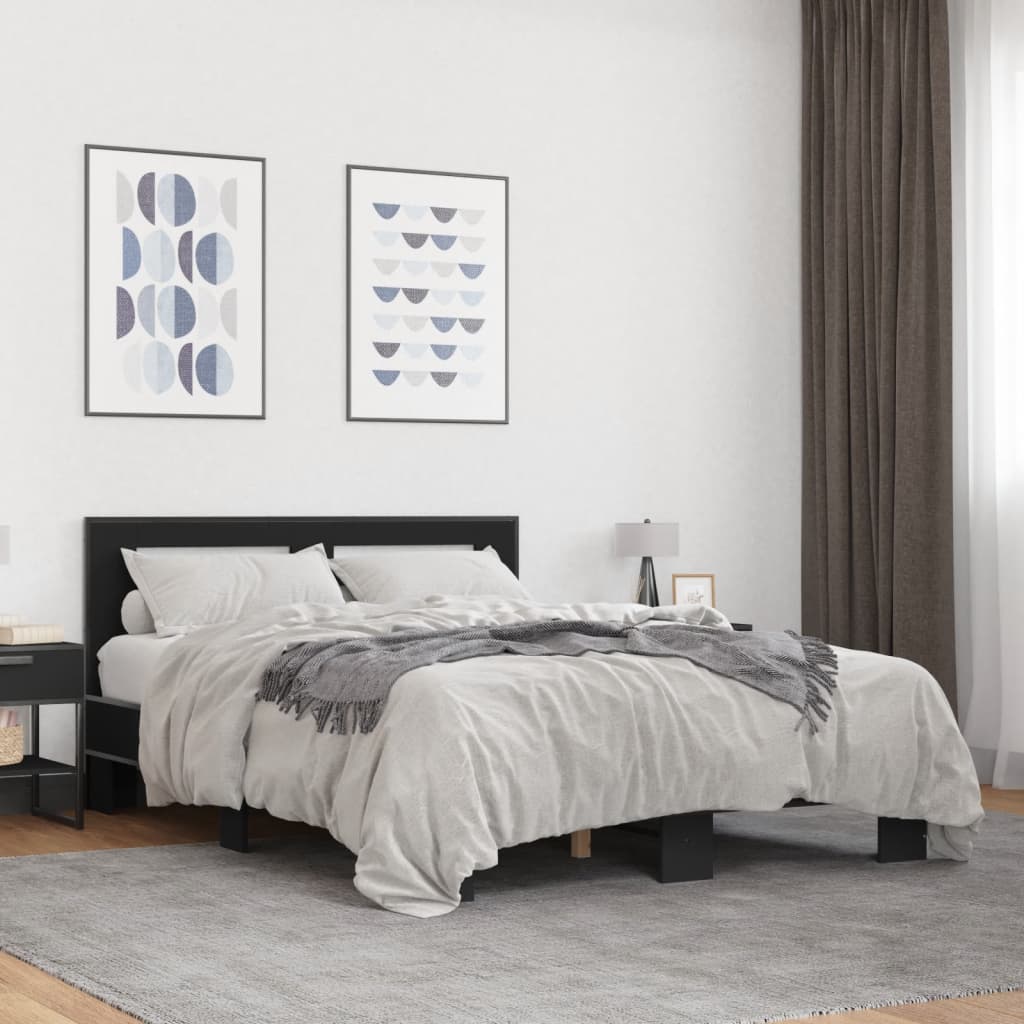 Estructura Cama Madera Ingeniería Metal