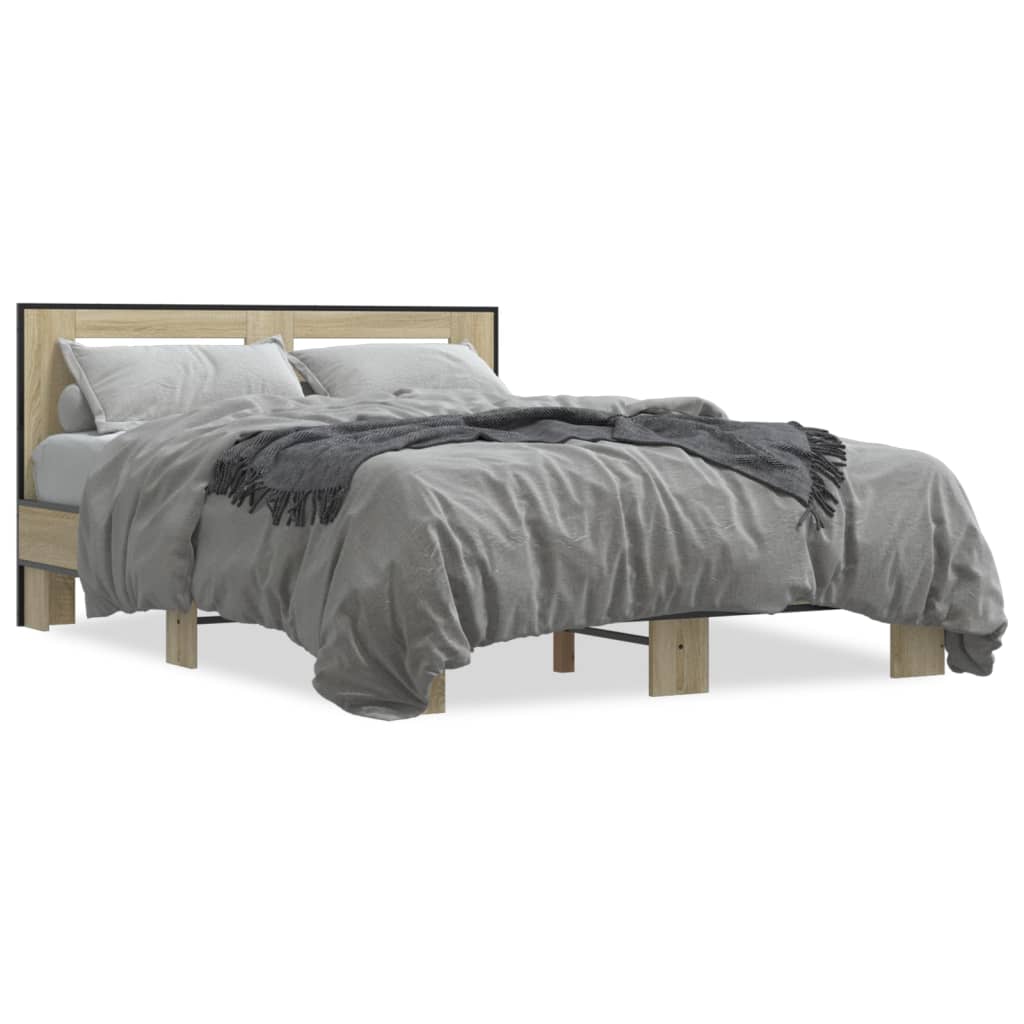 Estructura Cama Madera Ingeniería Metal