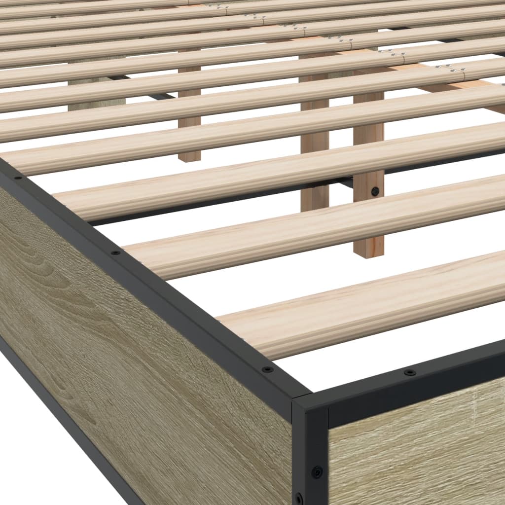 Estructura Cama Madera Ingeniería Metal