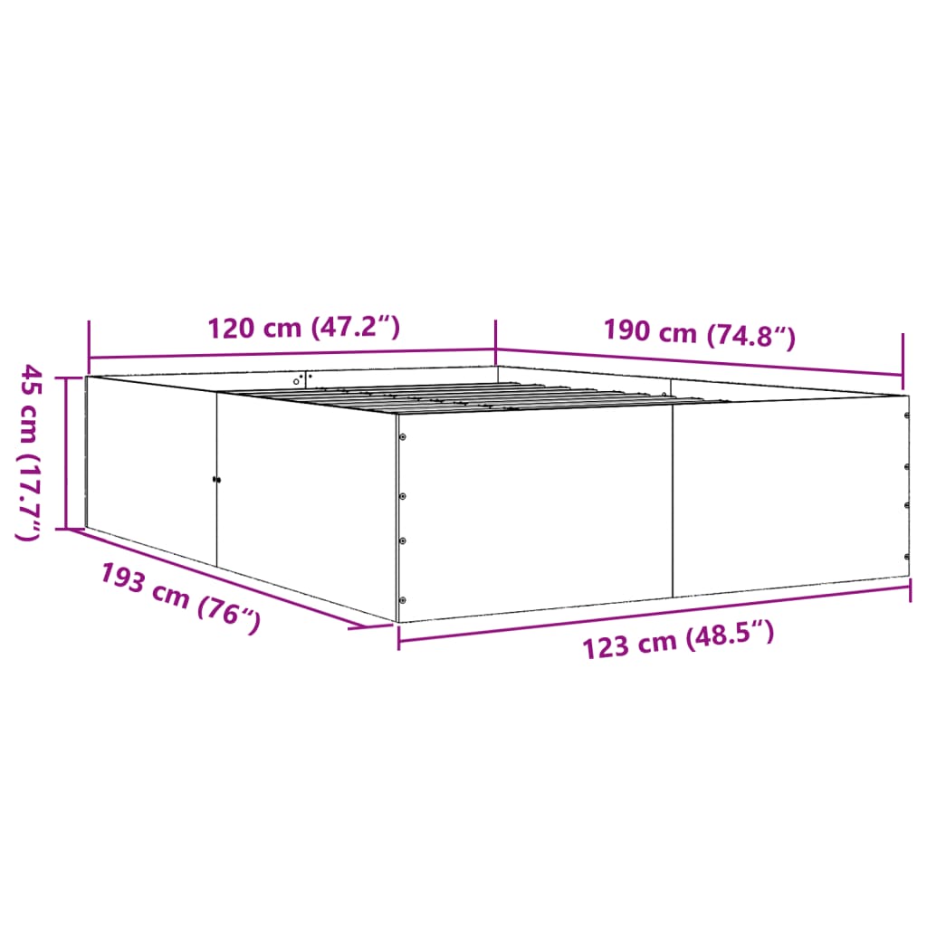 Estructura De Cama Madera De Ingeniería