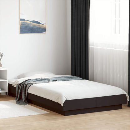 Estructura Cama Con Luces Led Madera