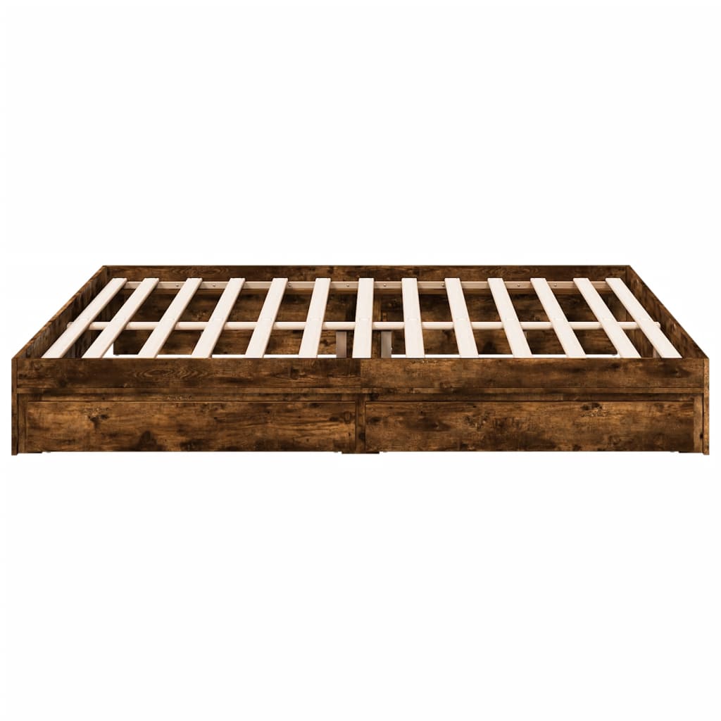 Cama Con Cajones Madera De Ingeniería