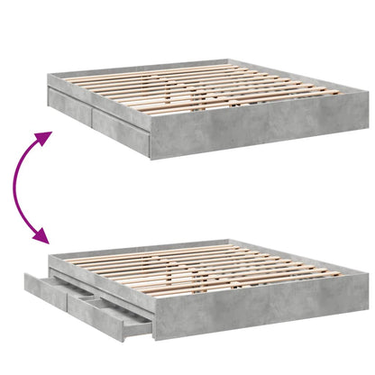 Cama Con Cajones Madera Ingeniería