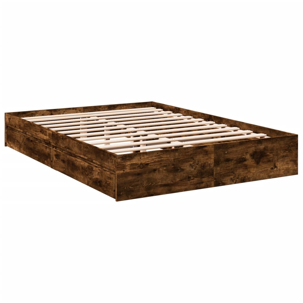 Cama Con Cajones Madera De Ingeniería