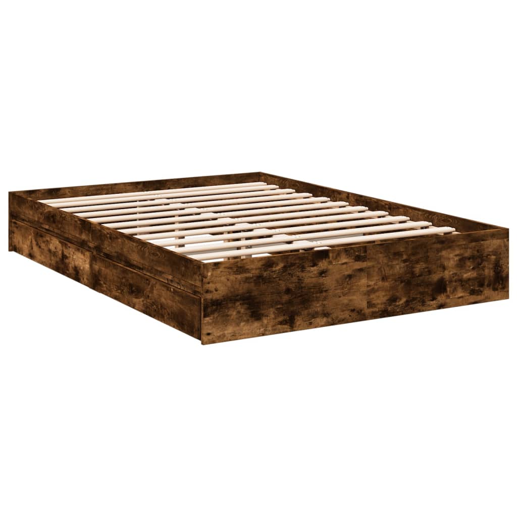 Cama Con Cajones Madera De Ingeniería