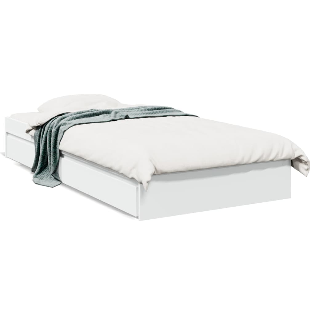 Cama Con Cajones Madera De Ingeniería