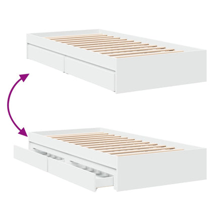 Cama Con Cajones Madera De Ingeniería