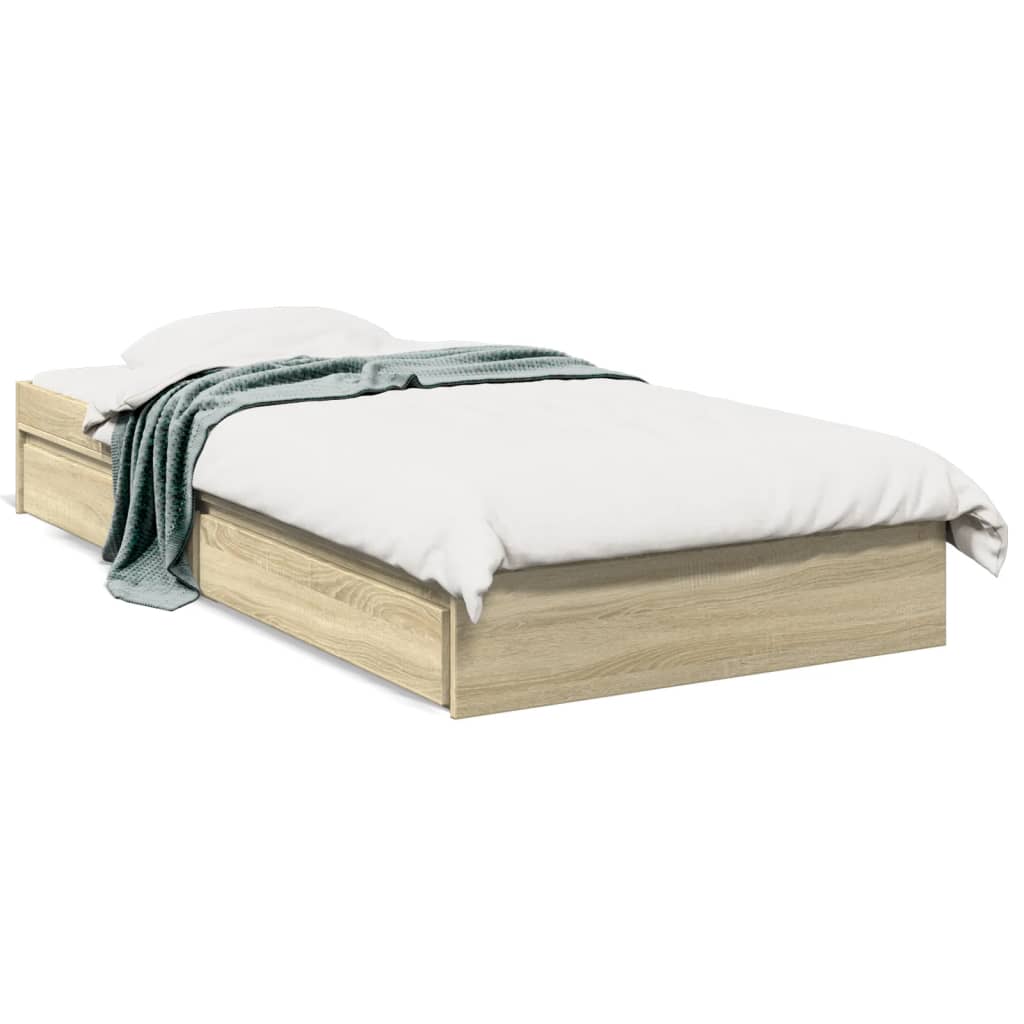 Cama Con Cajones Madera Ingeniería
