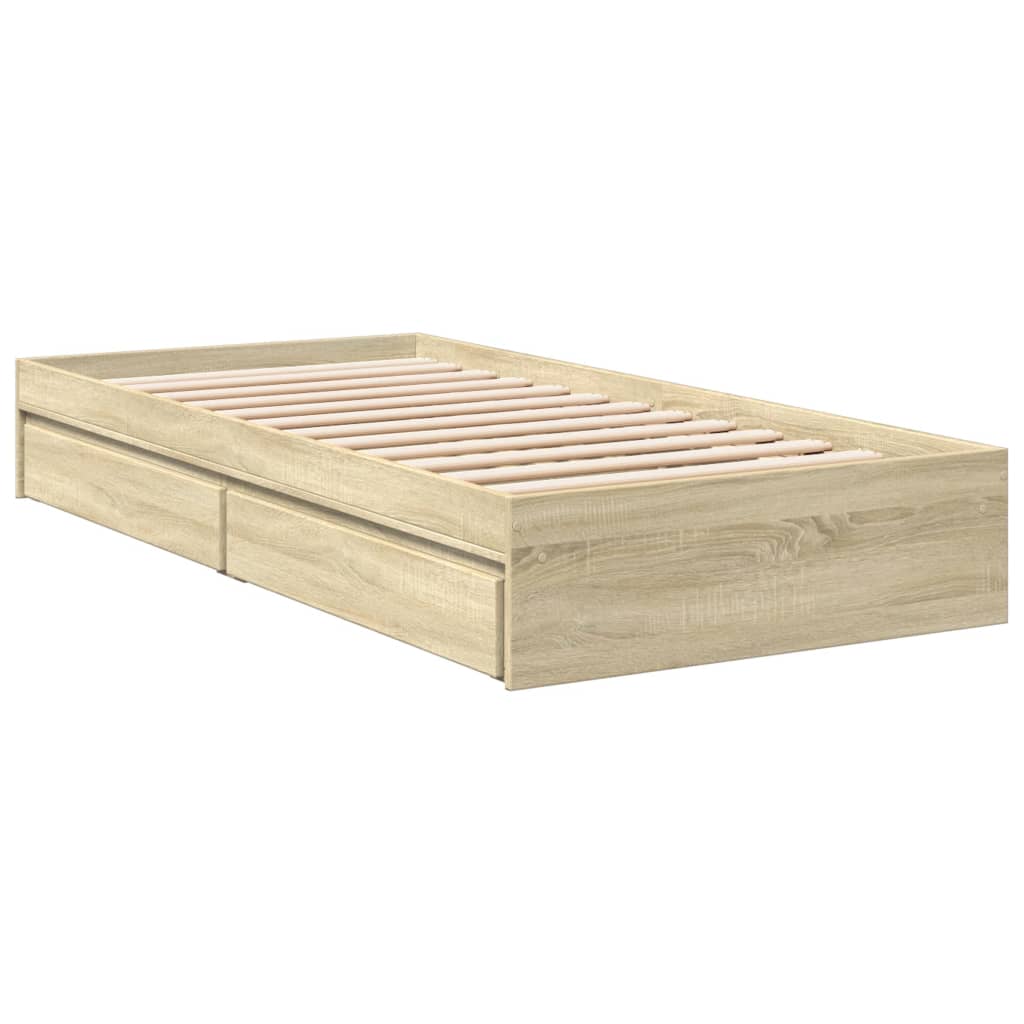 Cama Con Cajones Madera Ingeniería