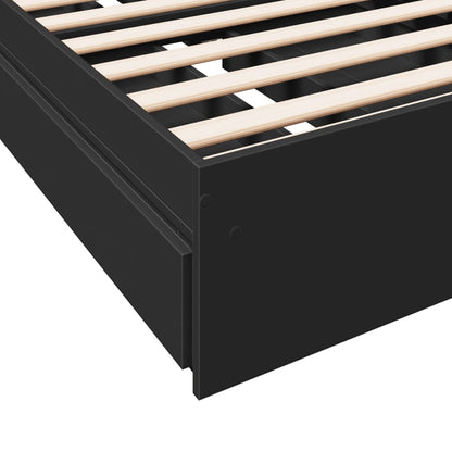 Cama Con Cajones Madera De Ingeniería