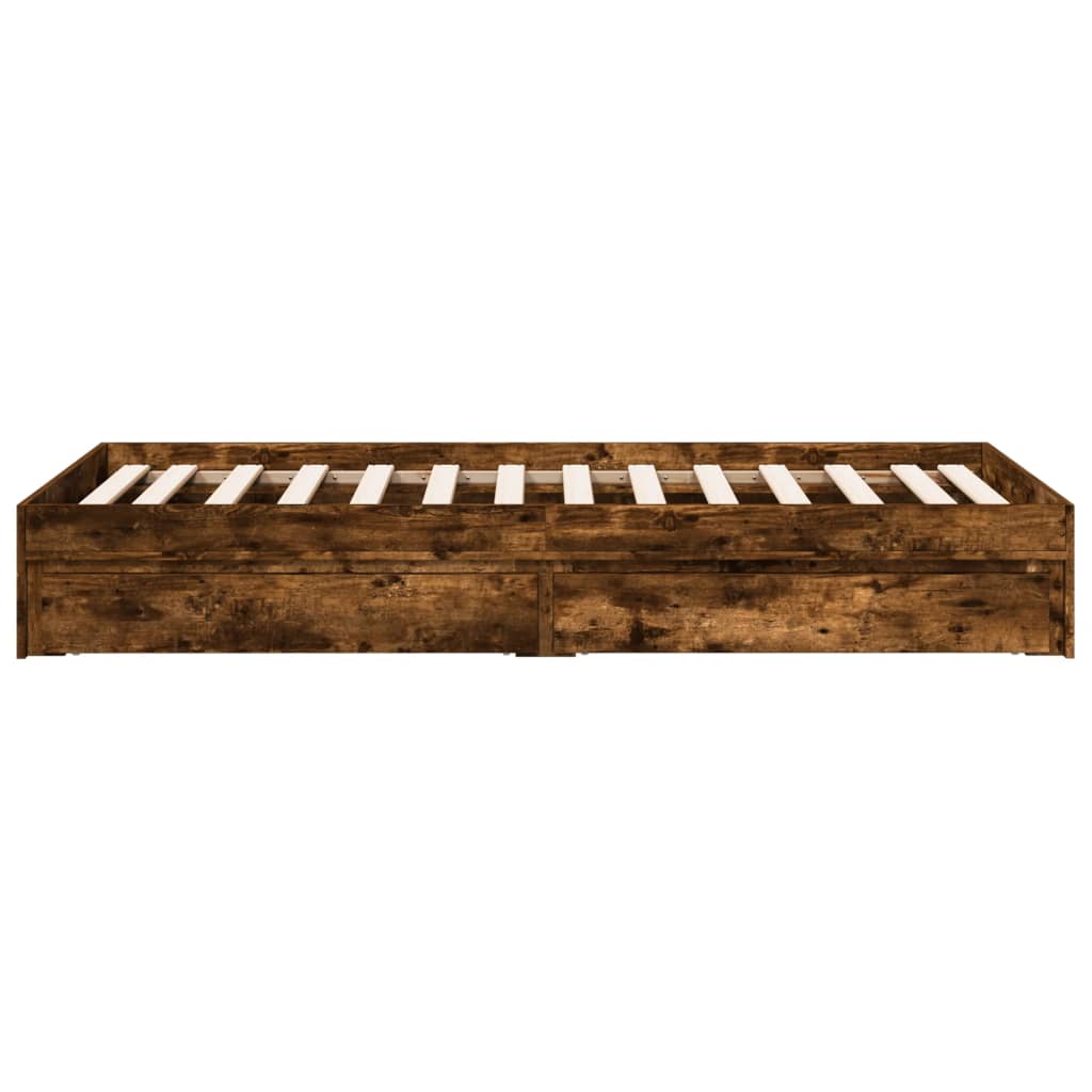 Cama Con Cajones Madera De Ingeniería