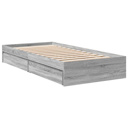 Cama Con Cajones Madera De Ingeniería