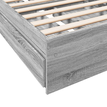 Cama Con Cajones Madera De Ingeniería