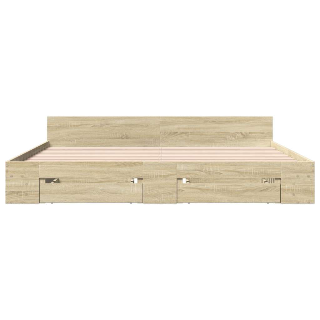 Cama Con Cajones Madera Ingeniería