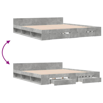 Cama Con Cajones Madera Ingeniería