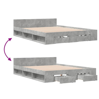 Cama Con Cajones Madera Ingeniería