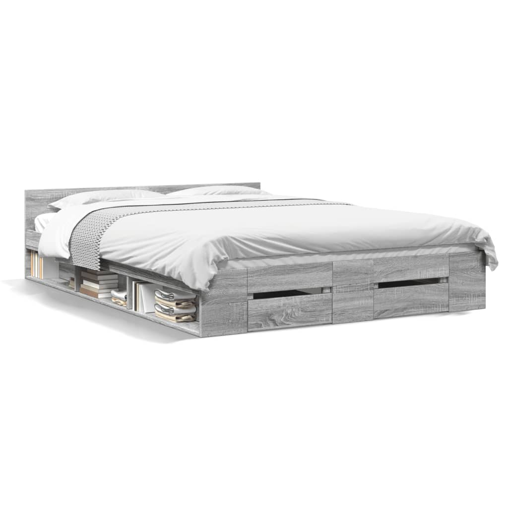 Cama Con Cajones Madera Ingeniería