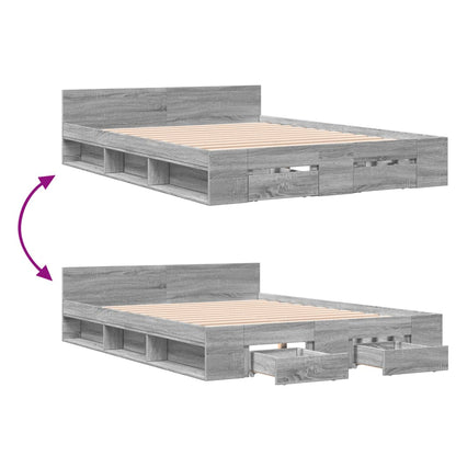 Cama Con Cajones Madera Ingeniería
