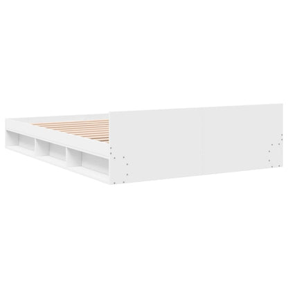 Estructura Cama Con Cajones Madera Ingeniería Blanca