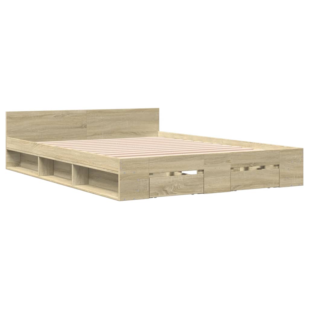 Cama Con Cajones Madera Ingeniería