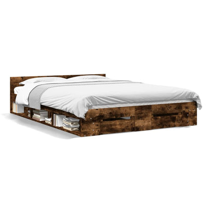 Cama Con Cajones Madera De Ingeniería