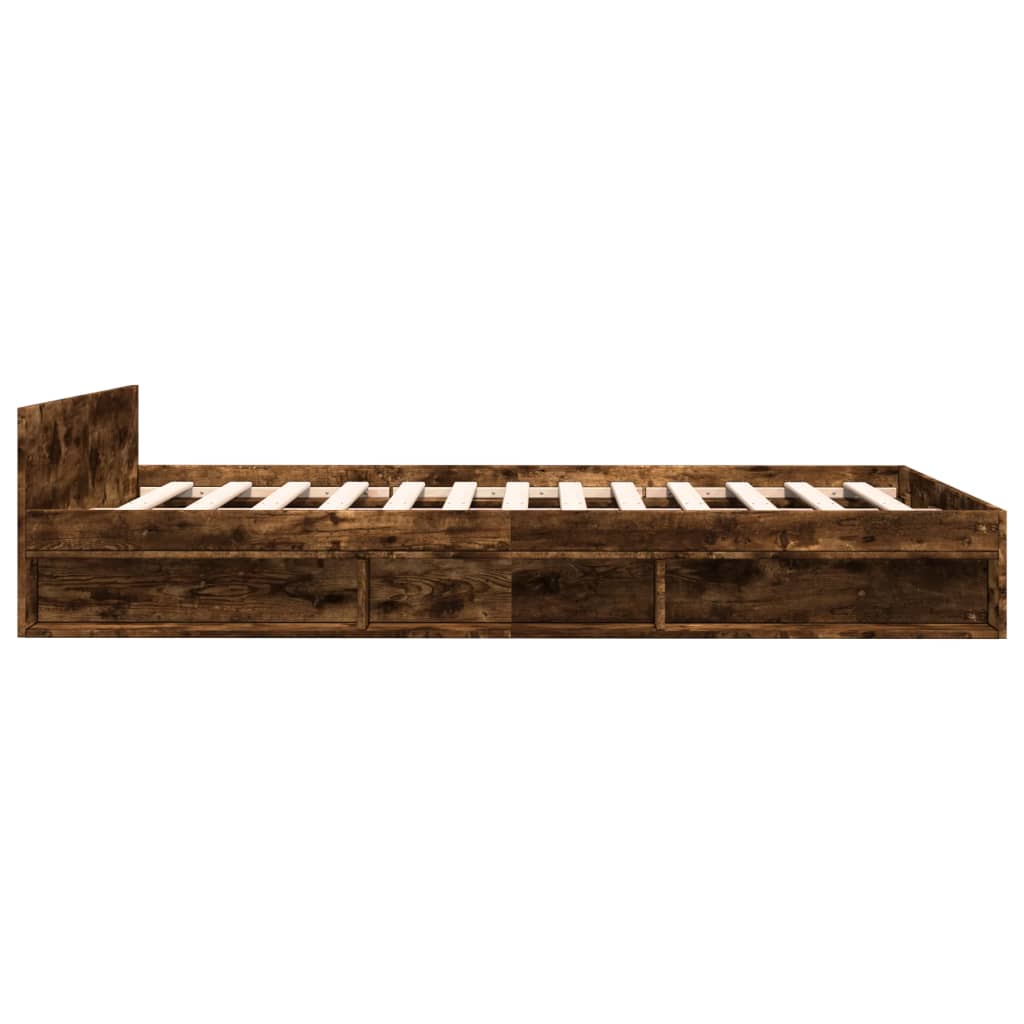Cama Con Cajones Madera De Ingeniería