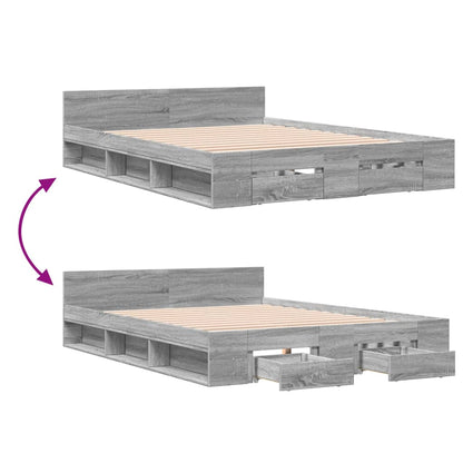 Cama Con Cajones Madera Ingeniería
