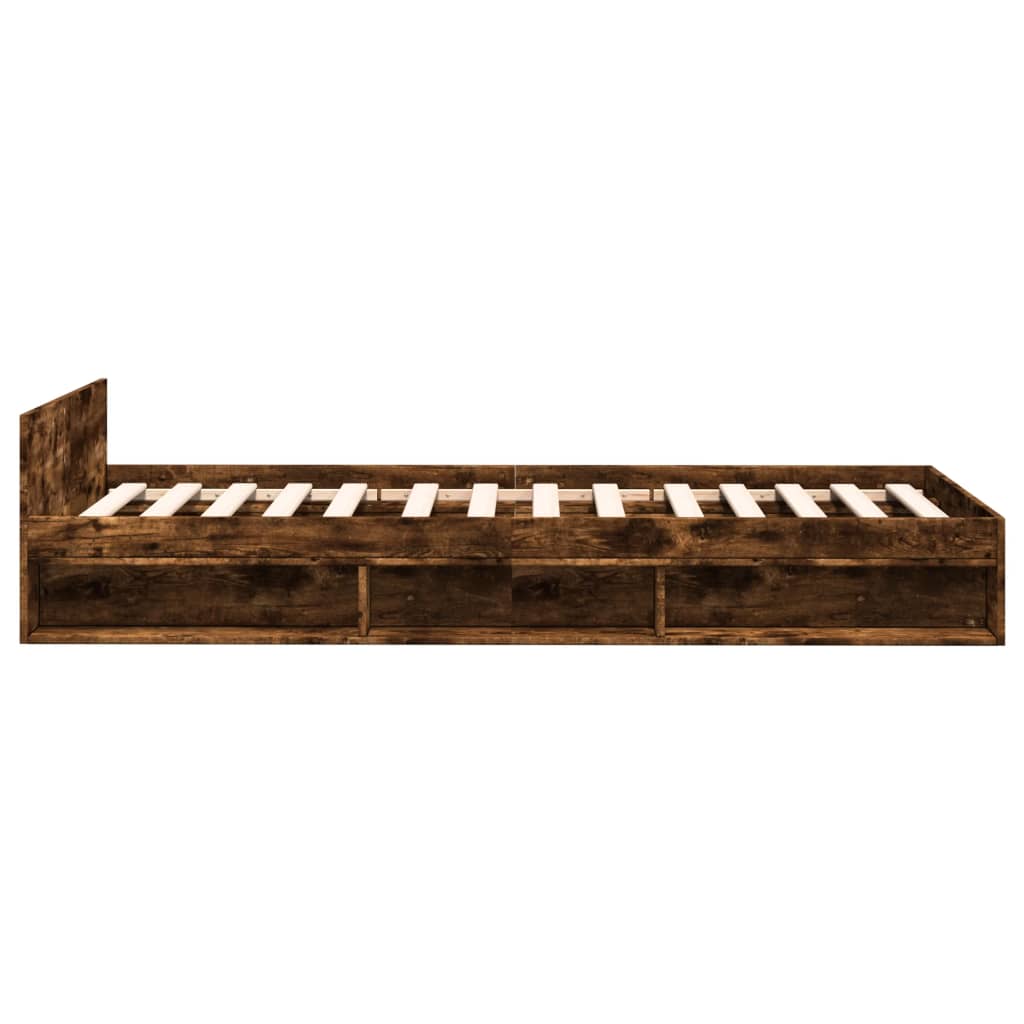 Cama Con Cajón Madera De Ingeniería