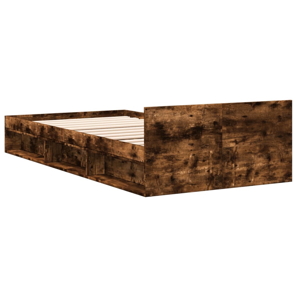 Cama Con Cajón Madera De Ingeniería