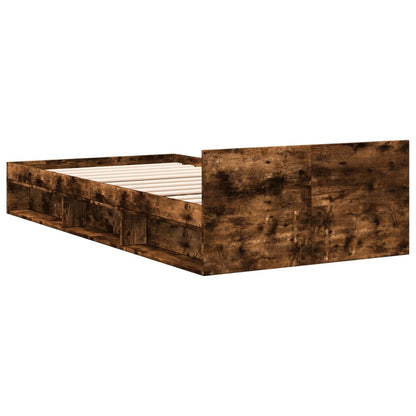 Cama Con Cajón Madera De Ingeniería