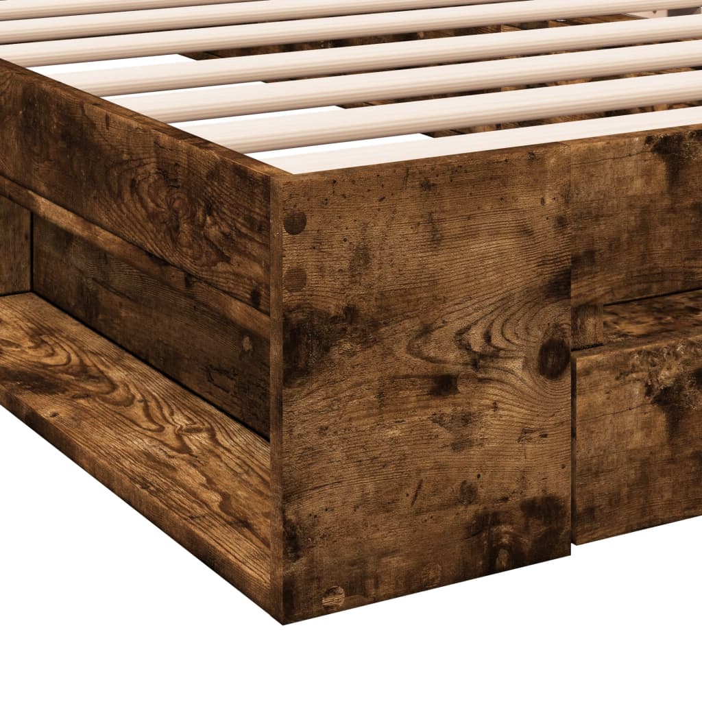 Cama Con Cajón Madera De Ingeniería