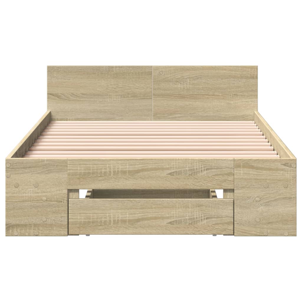 Cama Con Cajón Madera De Ingeniería