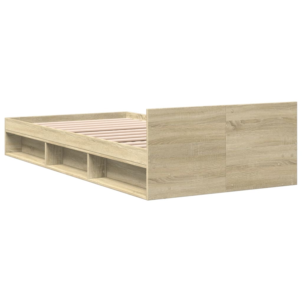 Cama Con Cajón Madera De Ingeniería