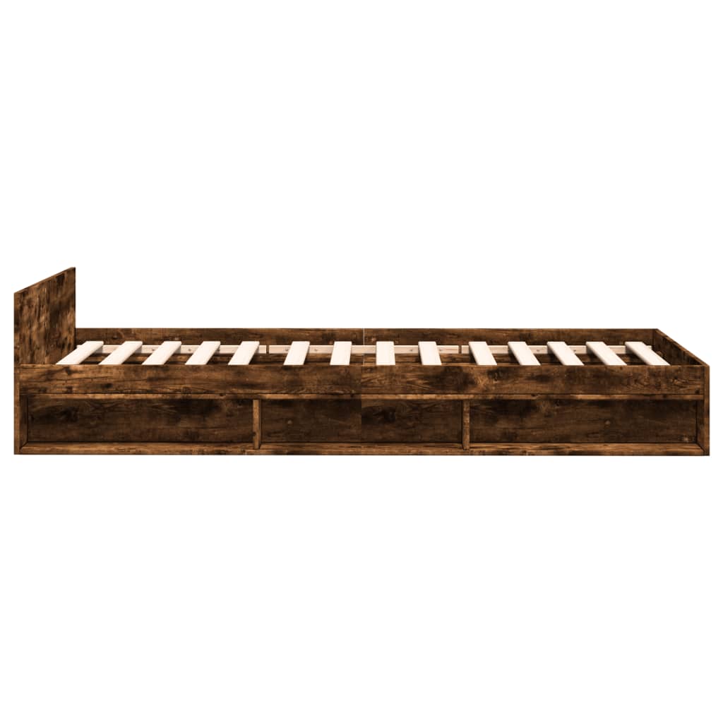 Cama Con Cajón Madera De Ingeniería