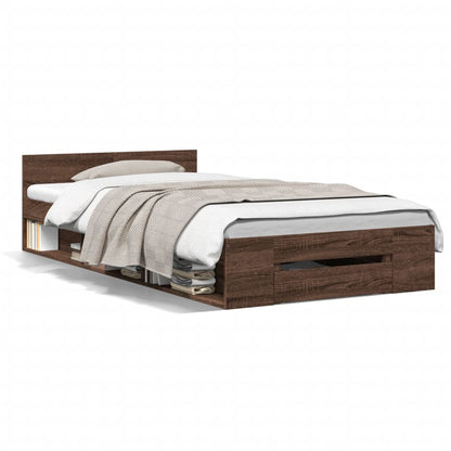 Cama Con Cajón Madera De Ingeniería