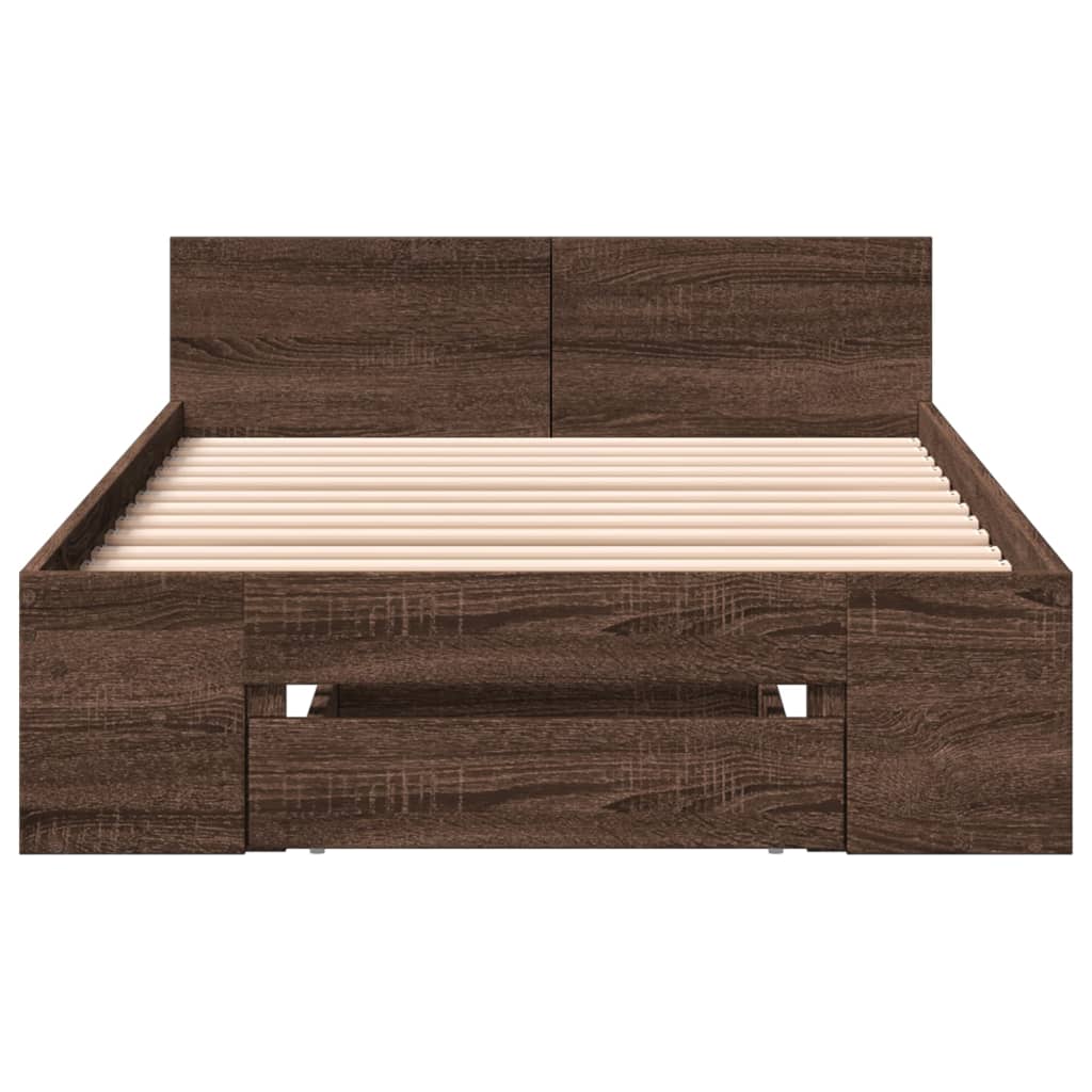 Cama Con Cajón Madera De Ingeniería