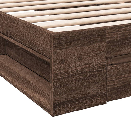 Cama Con Cajón Madera De Ingeniería