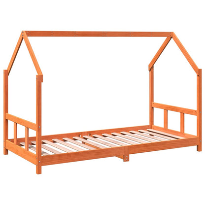 Estructura De Cama Infantil Madera De Pino 90X190Cm
