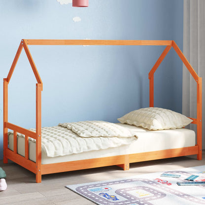 Estructura De Cama Infantil Madera De Pino 90X190Cm